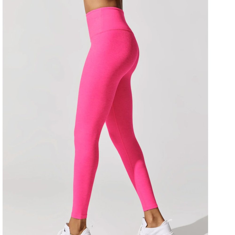 Beyond Yoga Spacedye High Waisted Legging Electric Pink Heather S